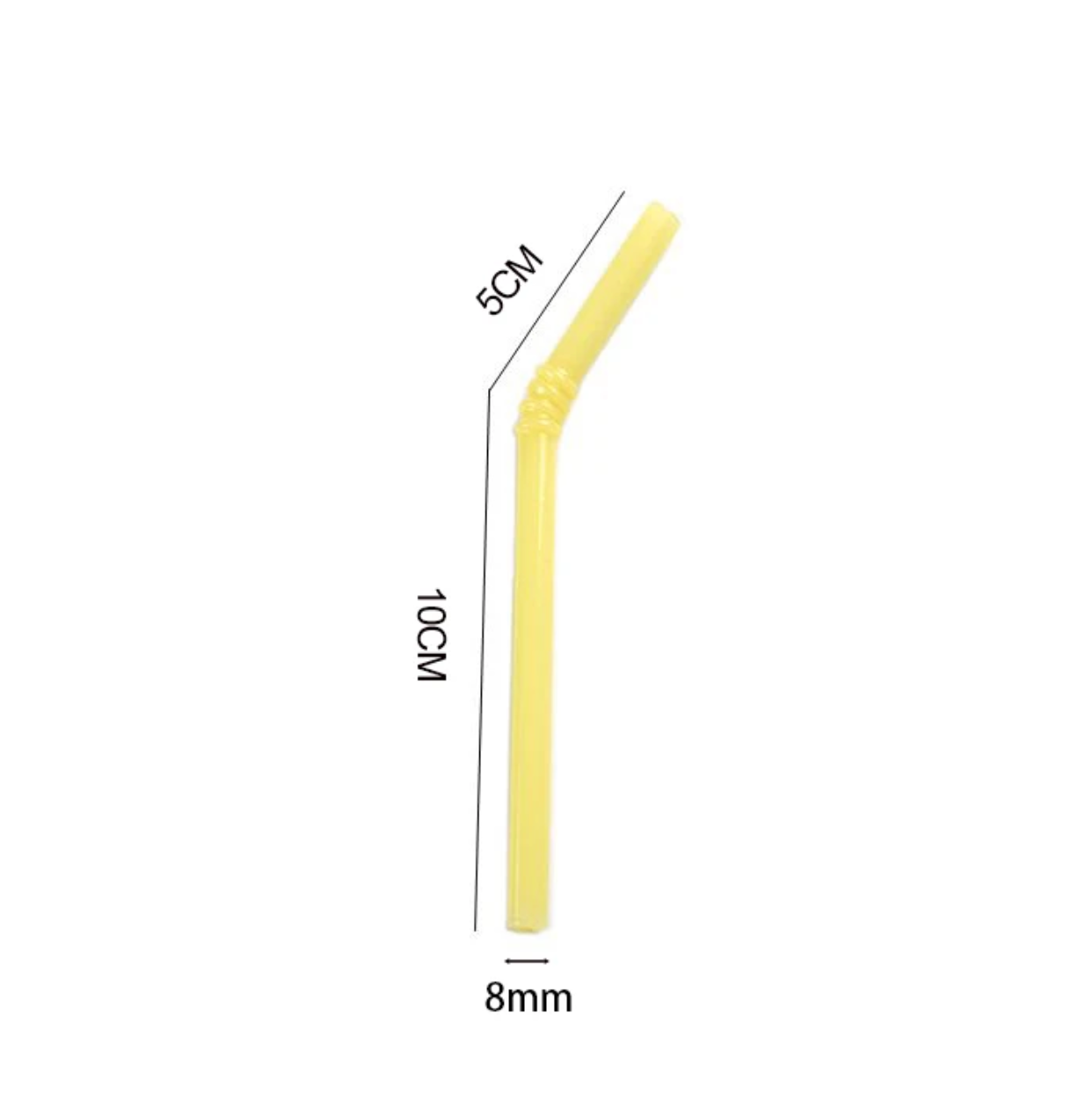 Color Pop Short Glass Straws