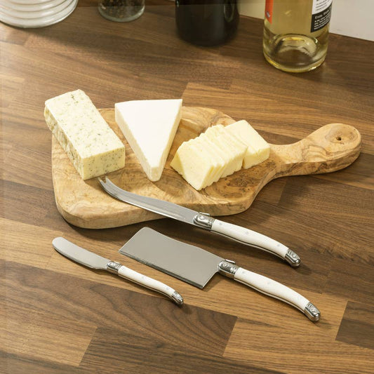 Laguiole Essential 3 Piece Elevated Cheese Knives