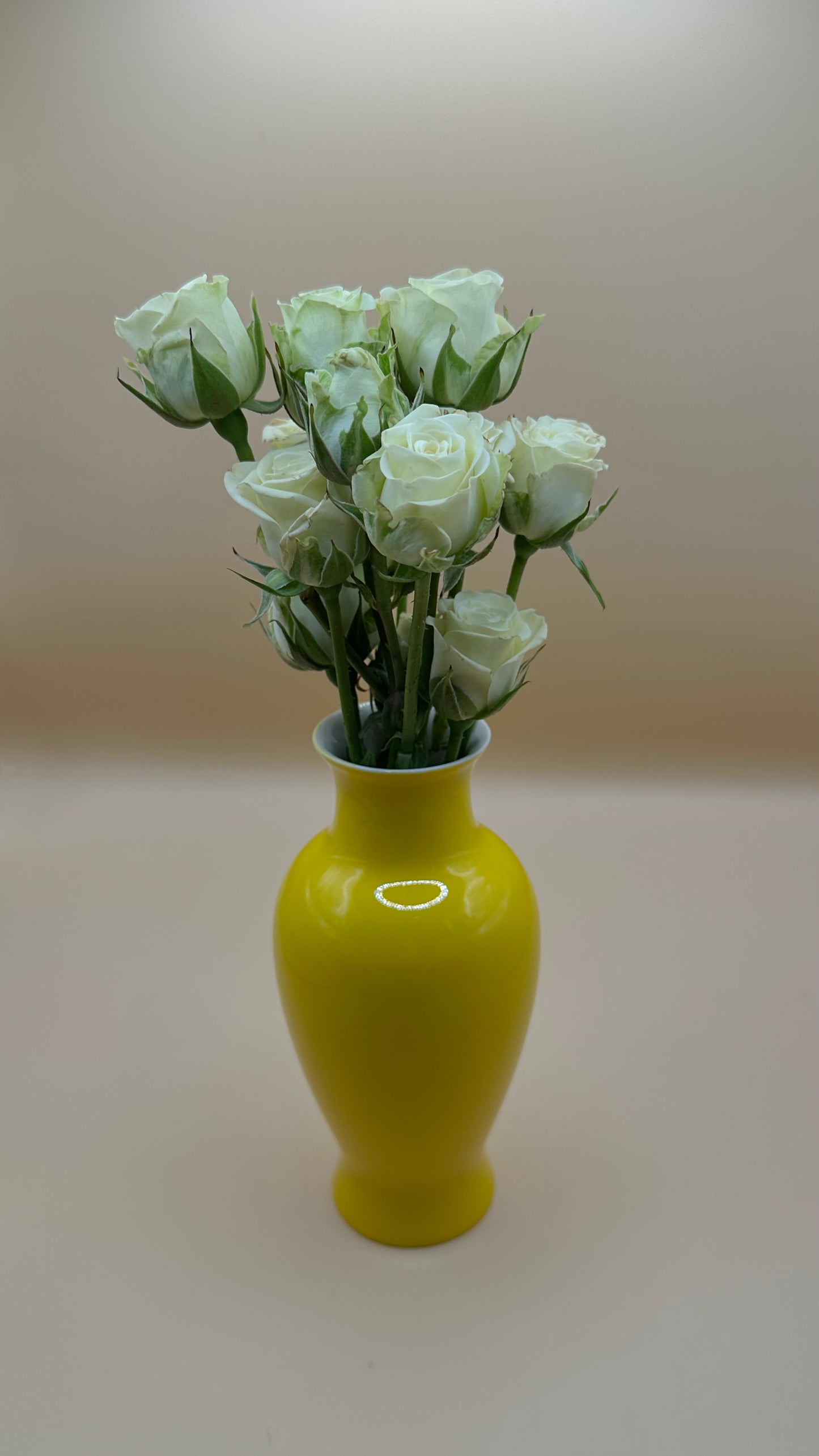 Glossy Porcelain Mini Pear Vase