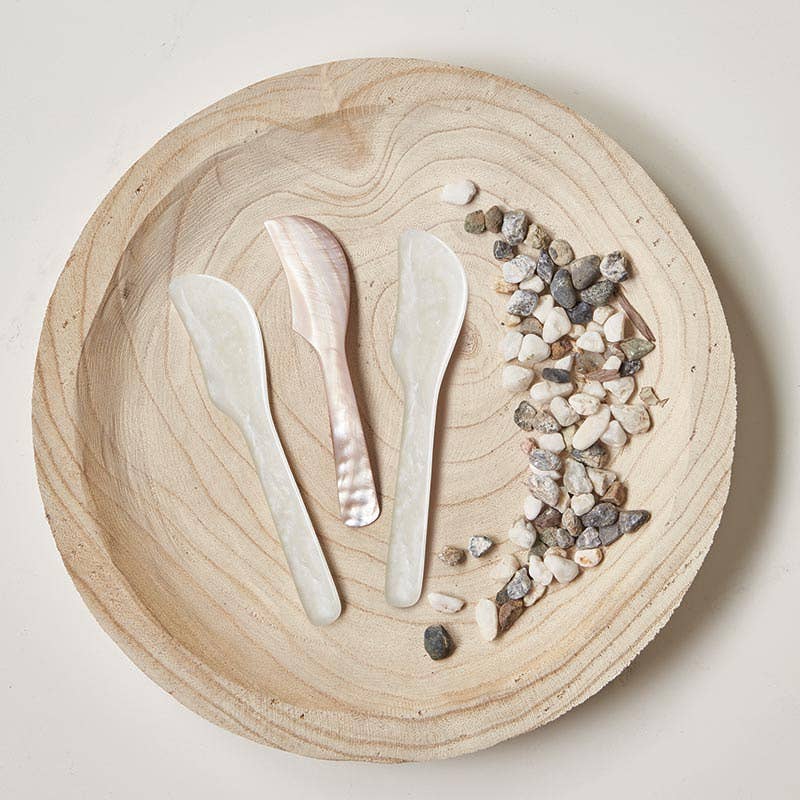 Mother of Pearl Cheese Spreaders