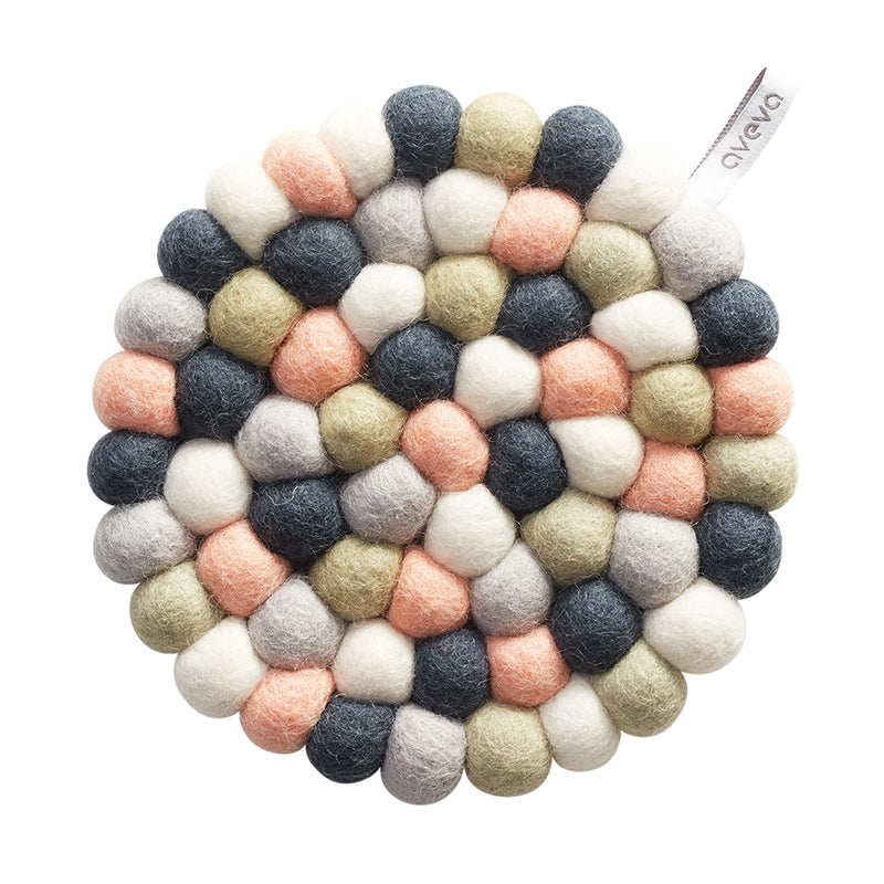 Round Wool Trivet