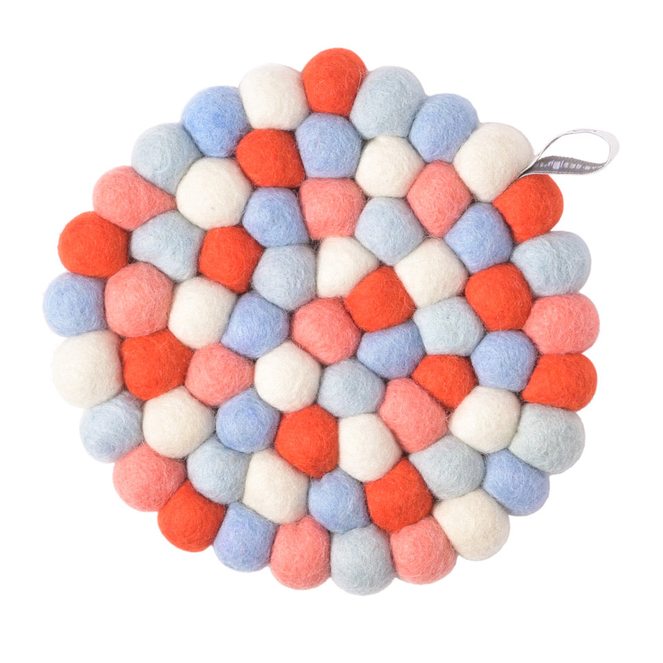 Round Wool Trivet