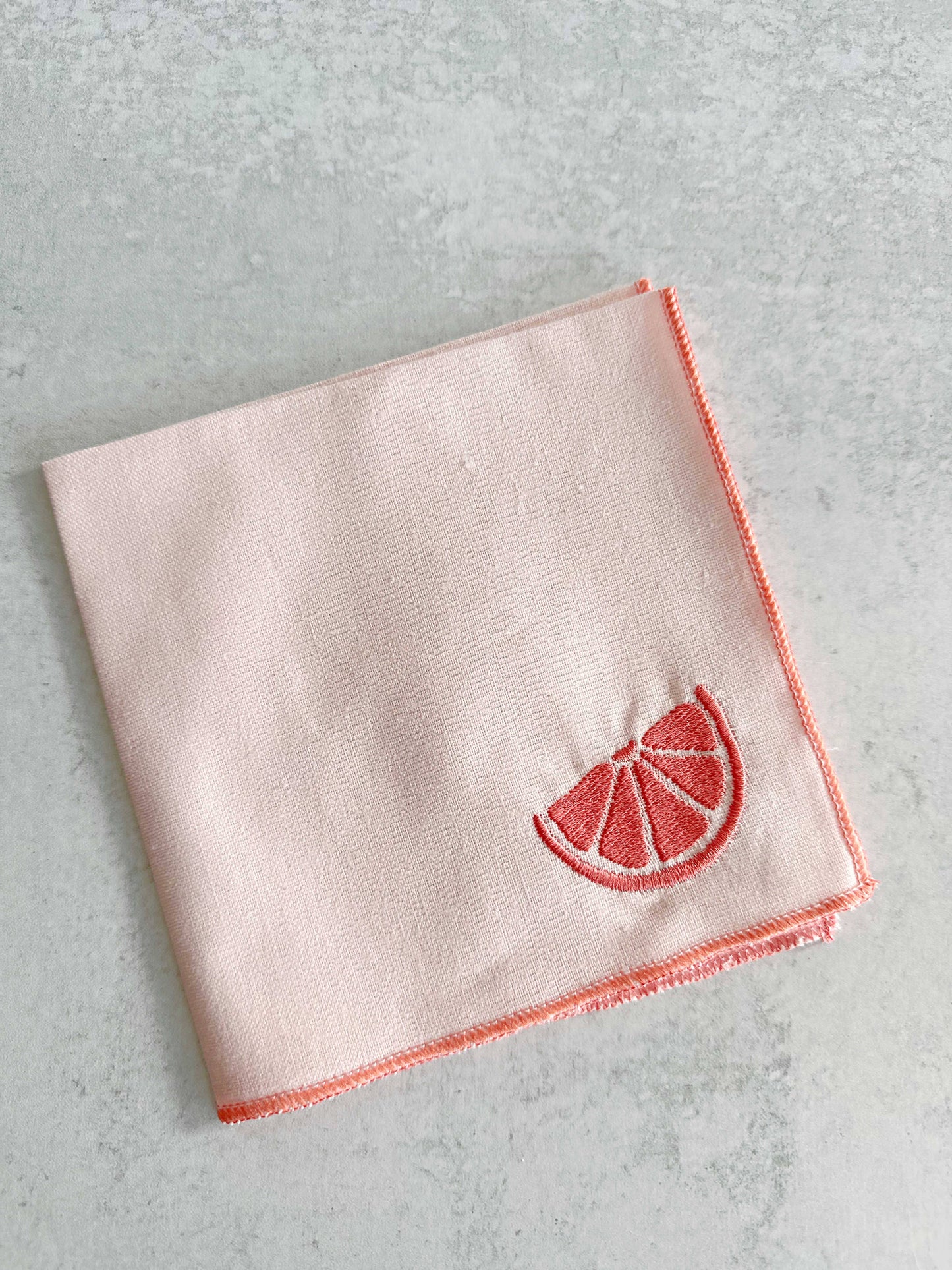 Citrus Linen Cocktail Napkins