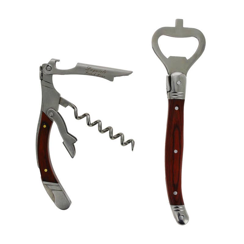 Laguiole Opener & Corkscrew Set