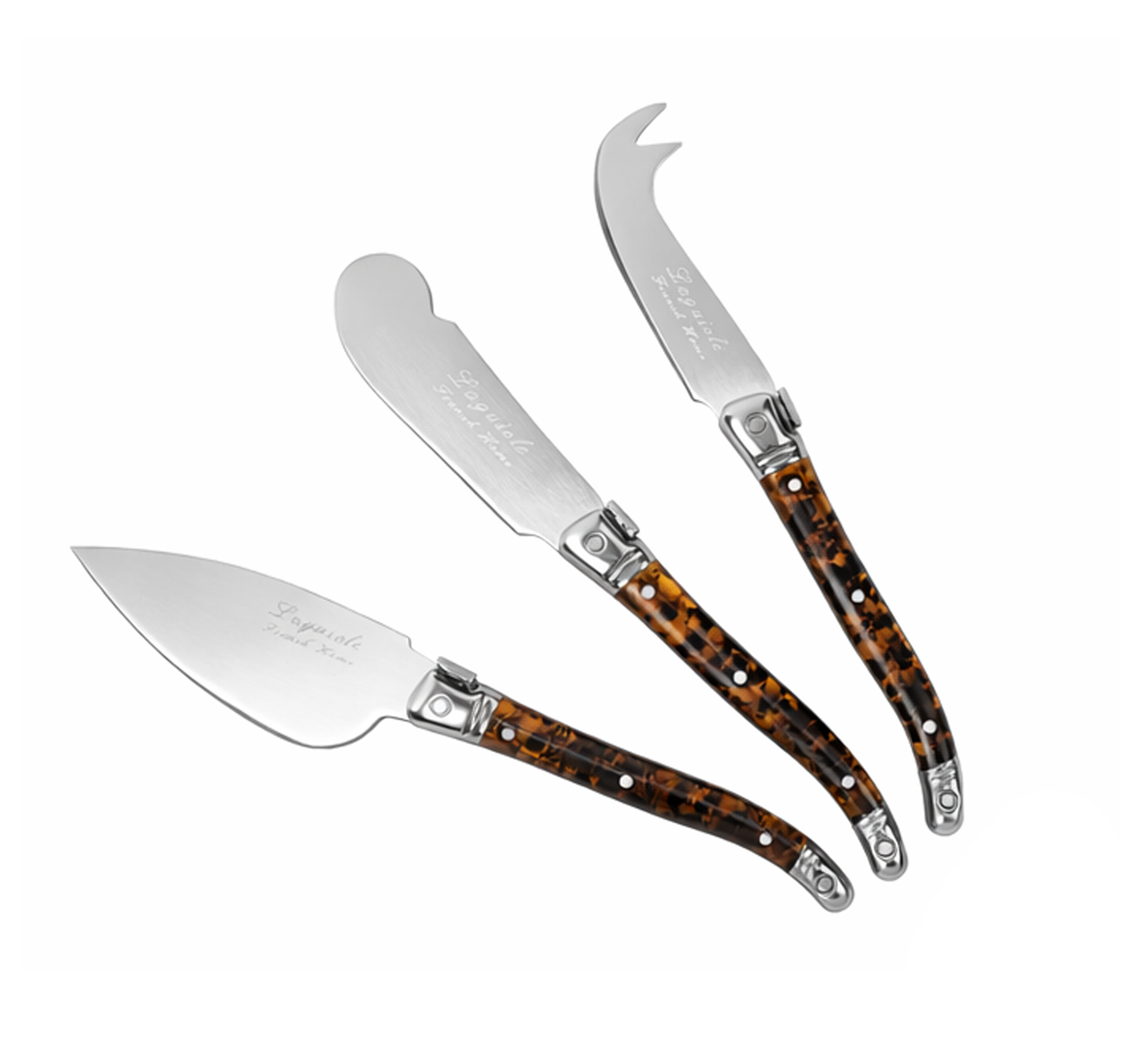 Laguiole Essential Cheese Knives (3 Piece)