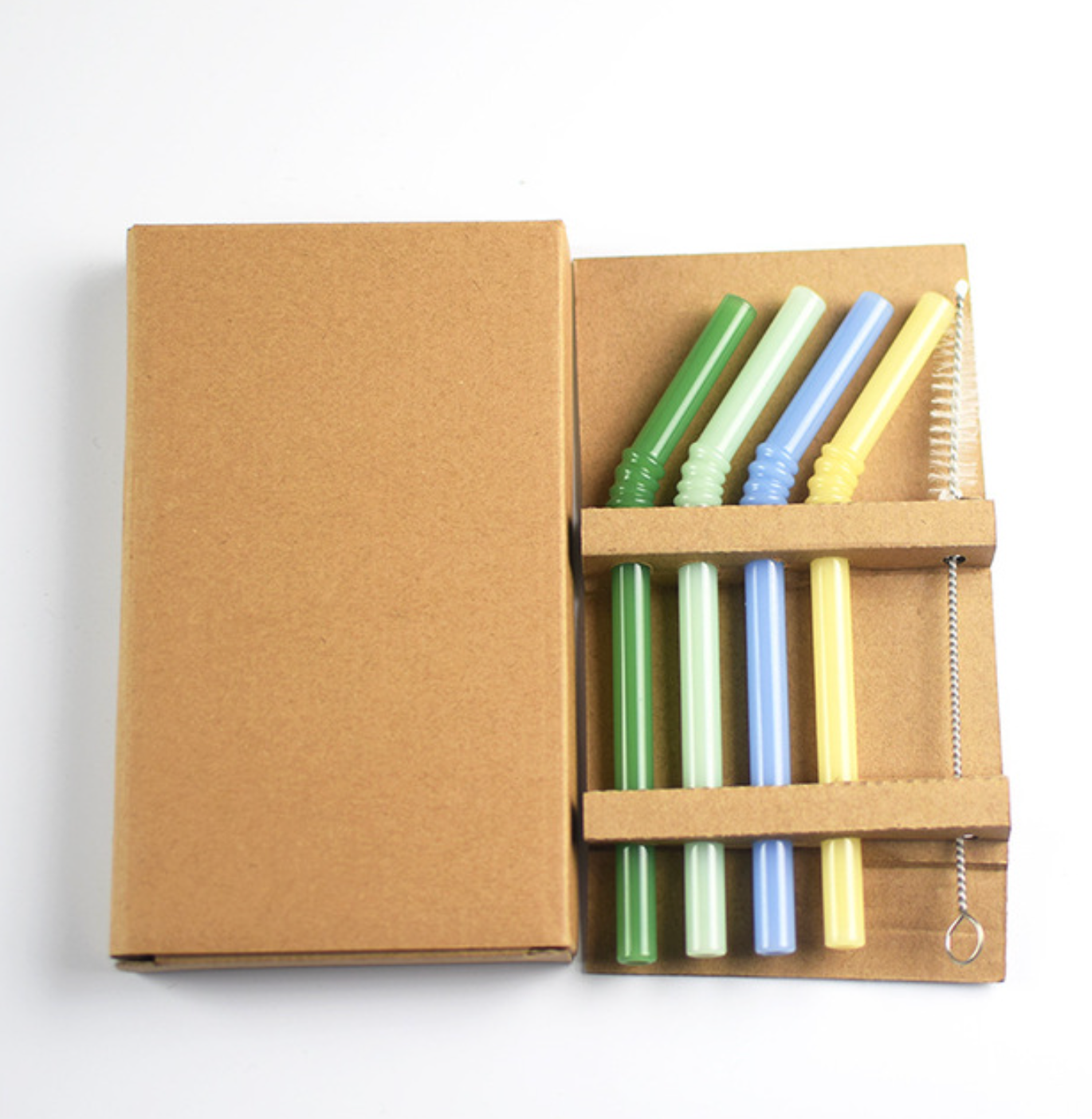 Color Pop Short Glass Straws