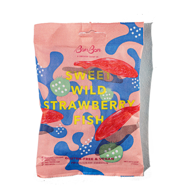 Bon Bon Sweet Wild Strawberry Swedish Fish