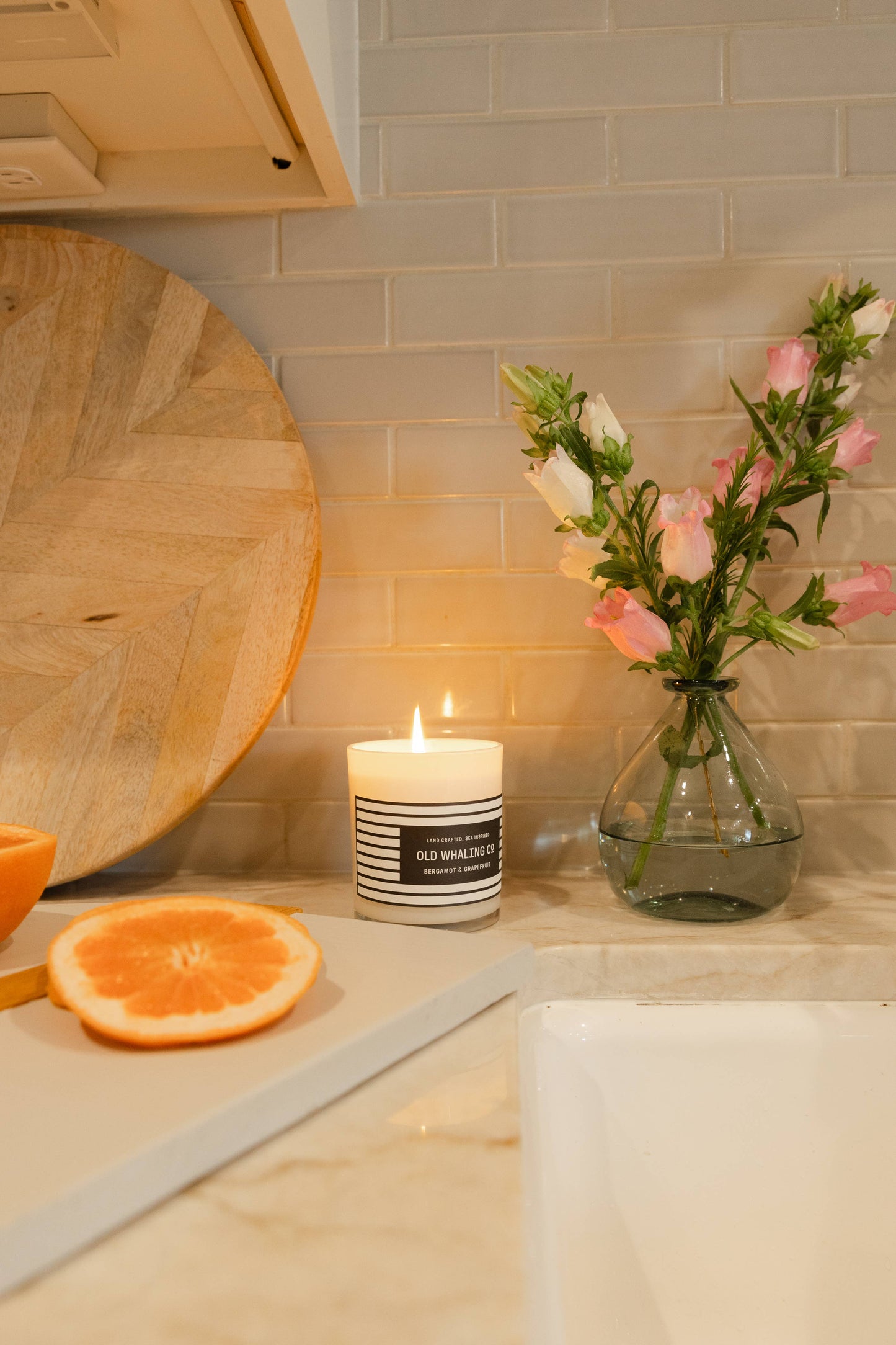 Old Whaling Company Bergamot & Grapefruit Candle