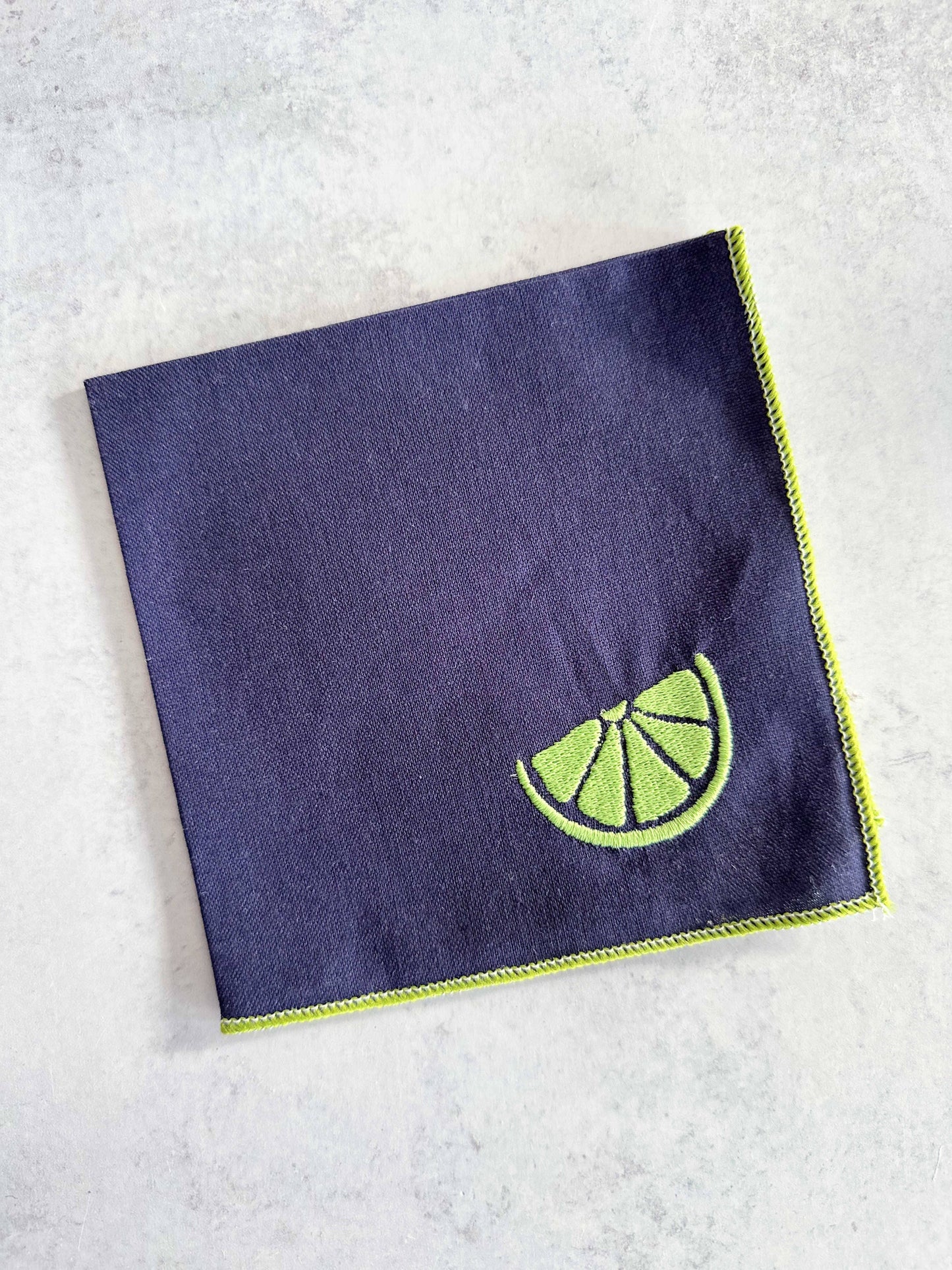 Citrus Linen Cocktail Napkins