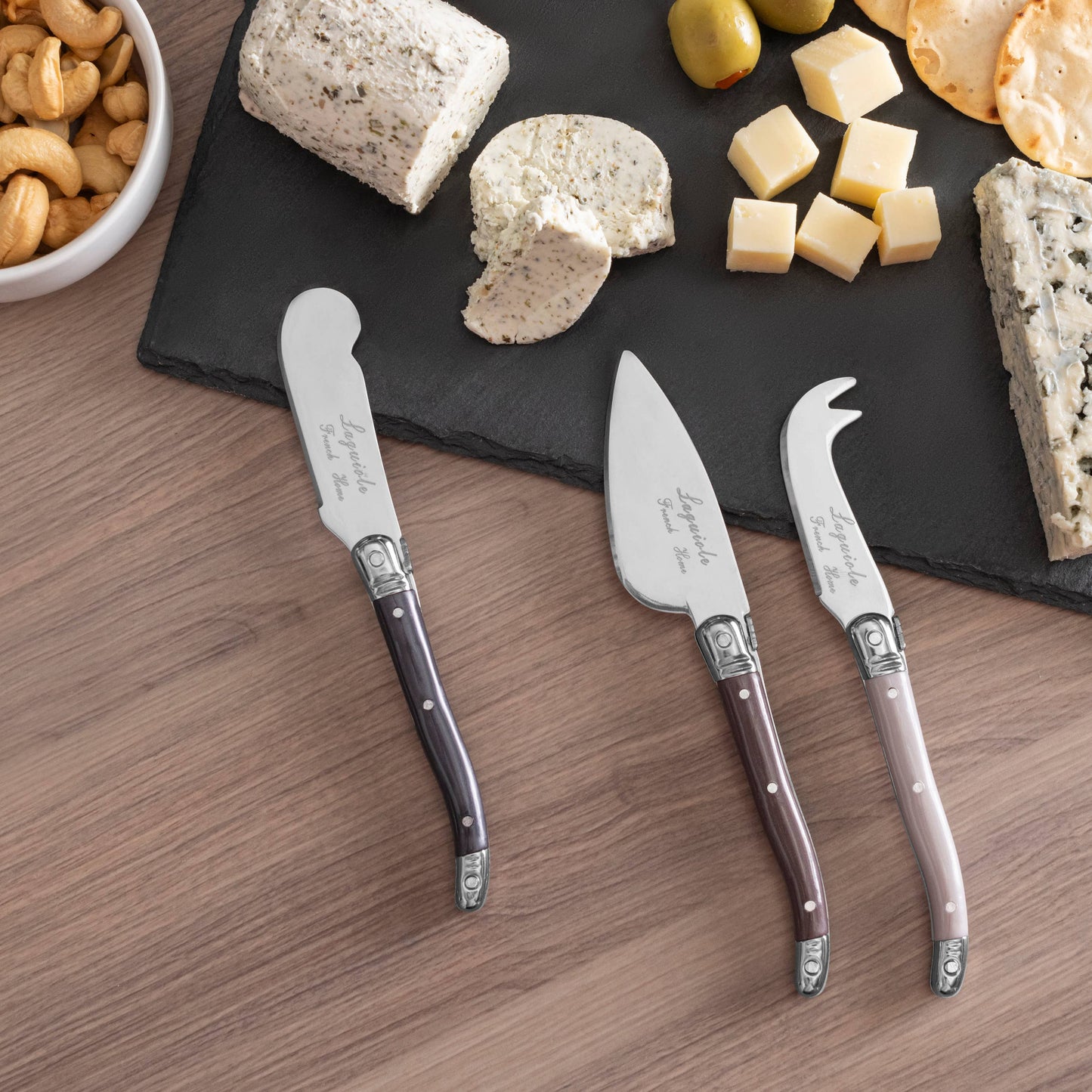 Laguiole Essential Cheese Knives (3 Piece)