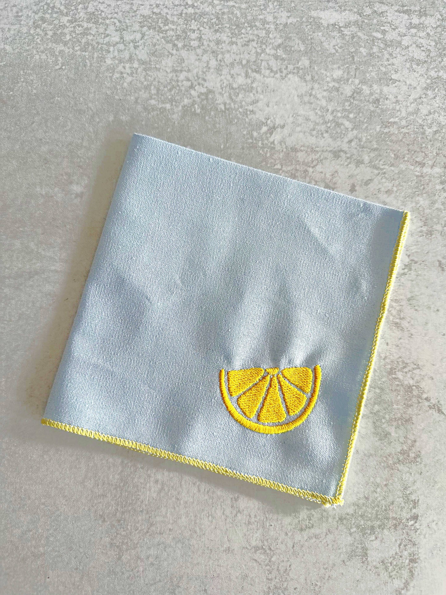 Citrus Linen Cocktail Napkins