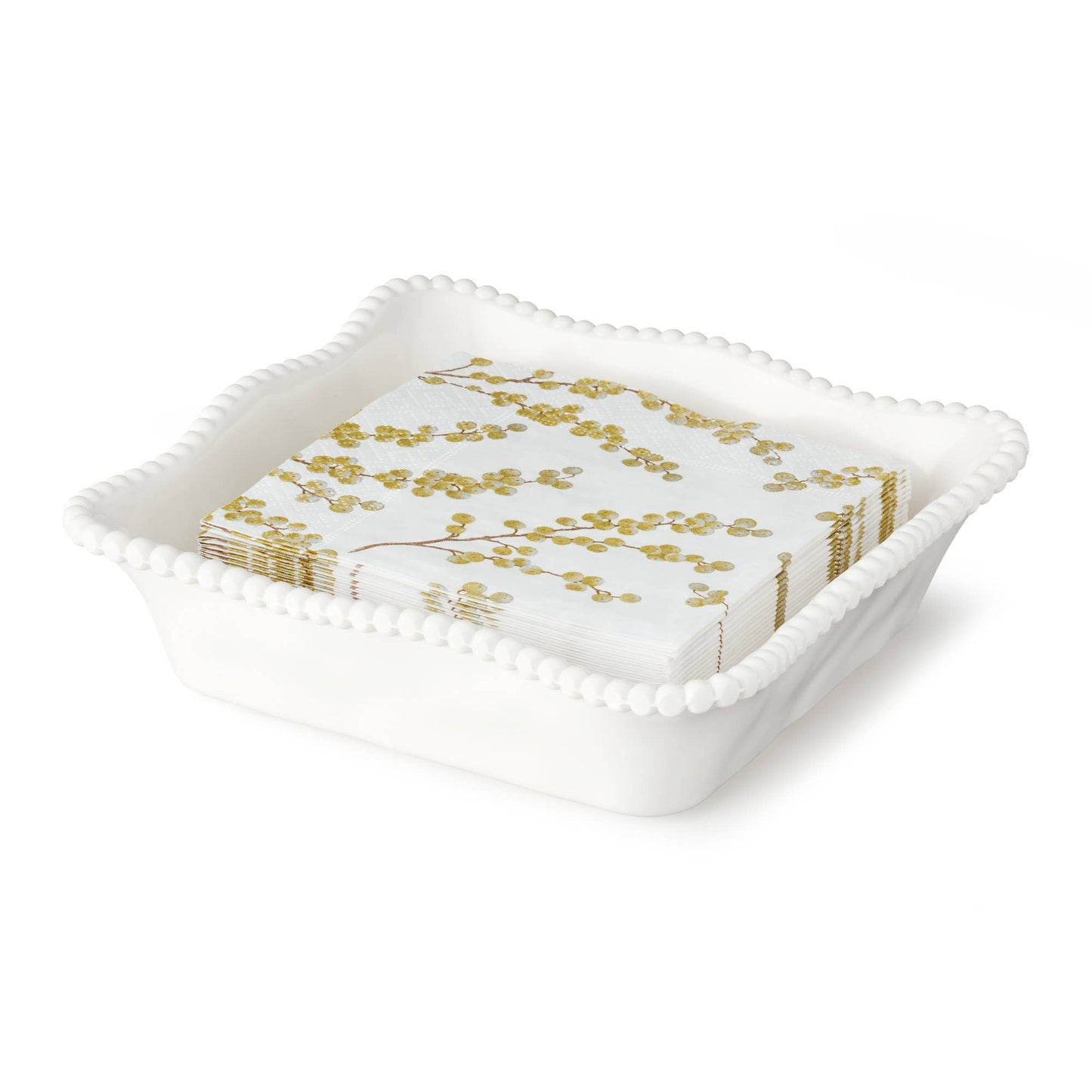 Napkin Holder - Perlette Cream