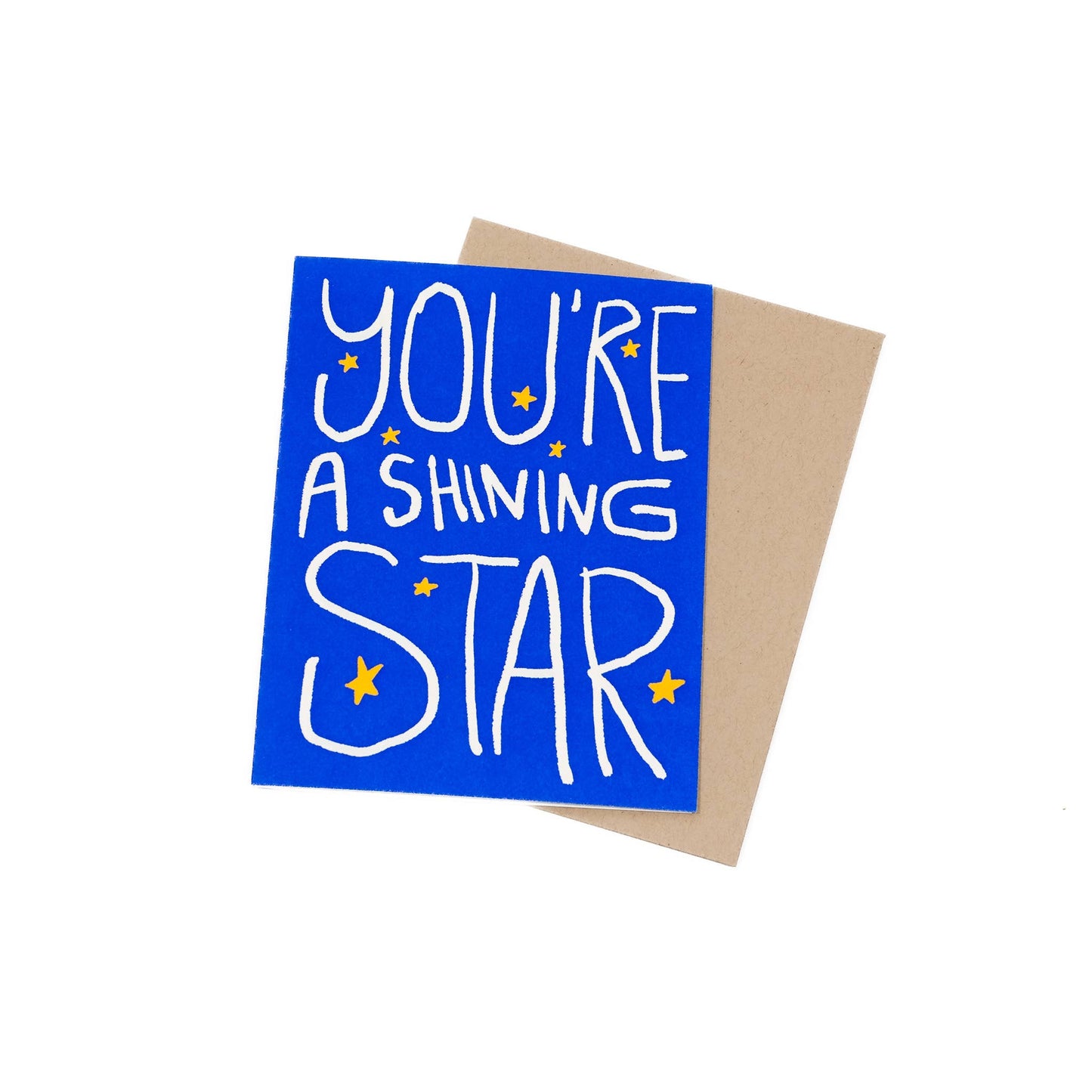"You're a shining star" greeting card