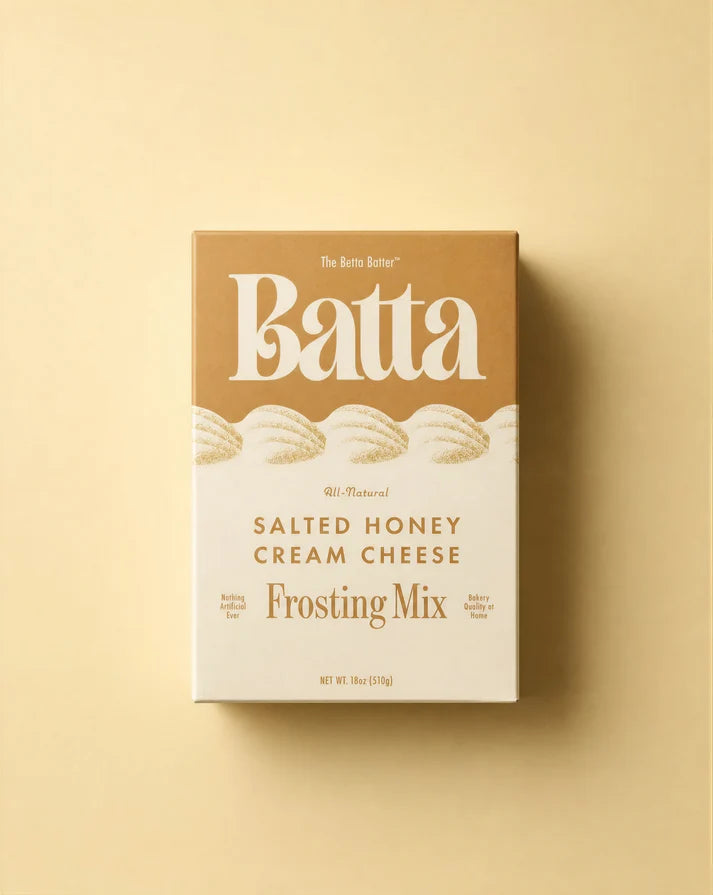 Batta Salted Honey Cream Cheese Frosting Mix