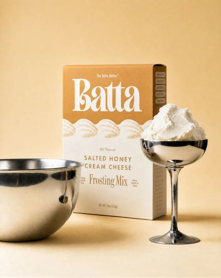 Batta Salted Honey Cream Cheese Frosting Mix