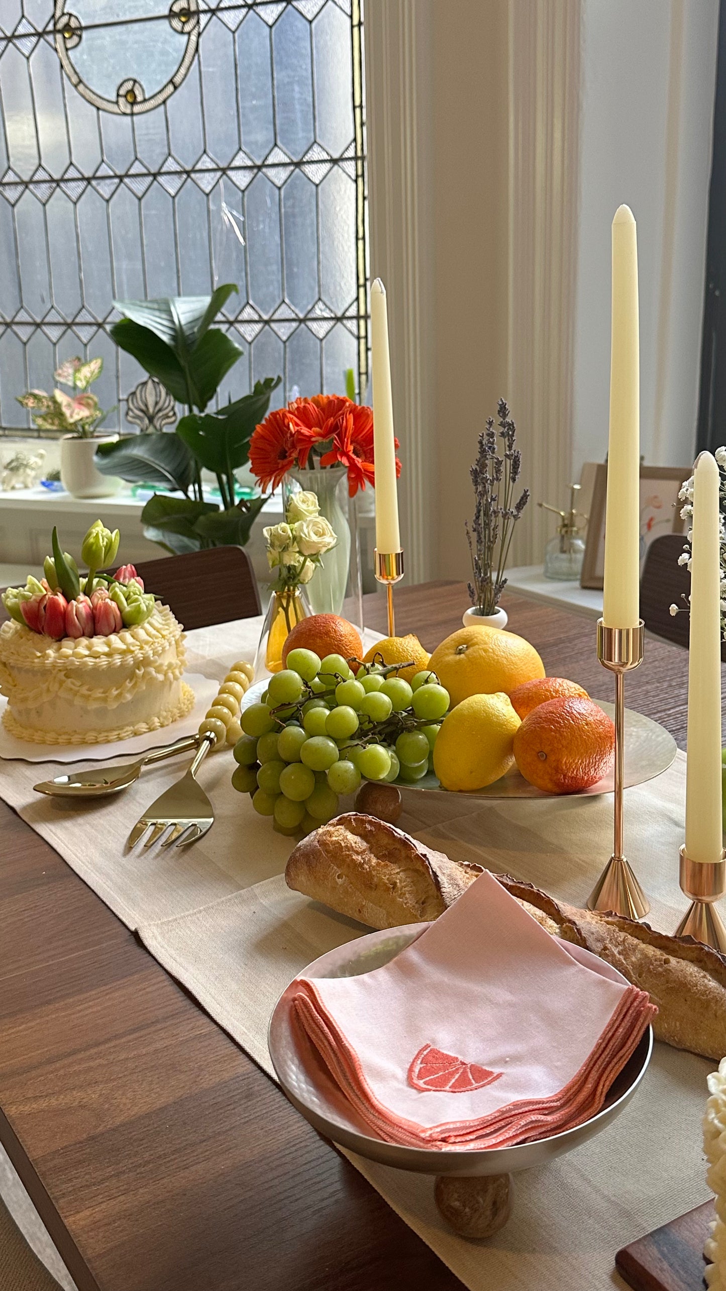 Gold Plated Candle Holders