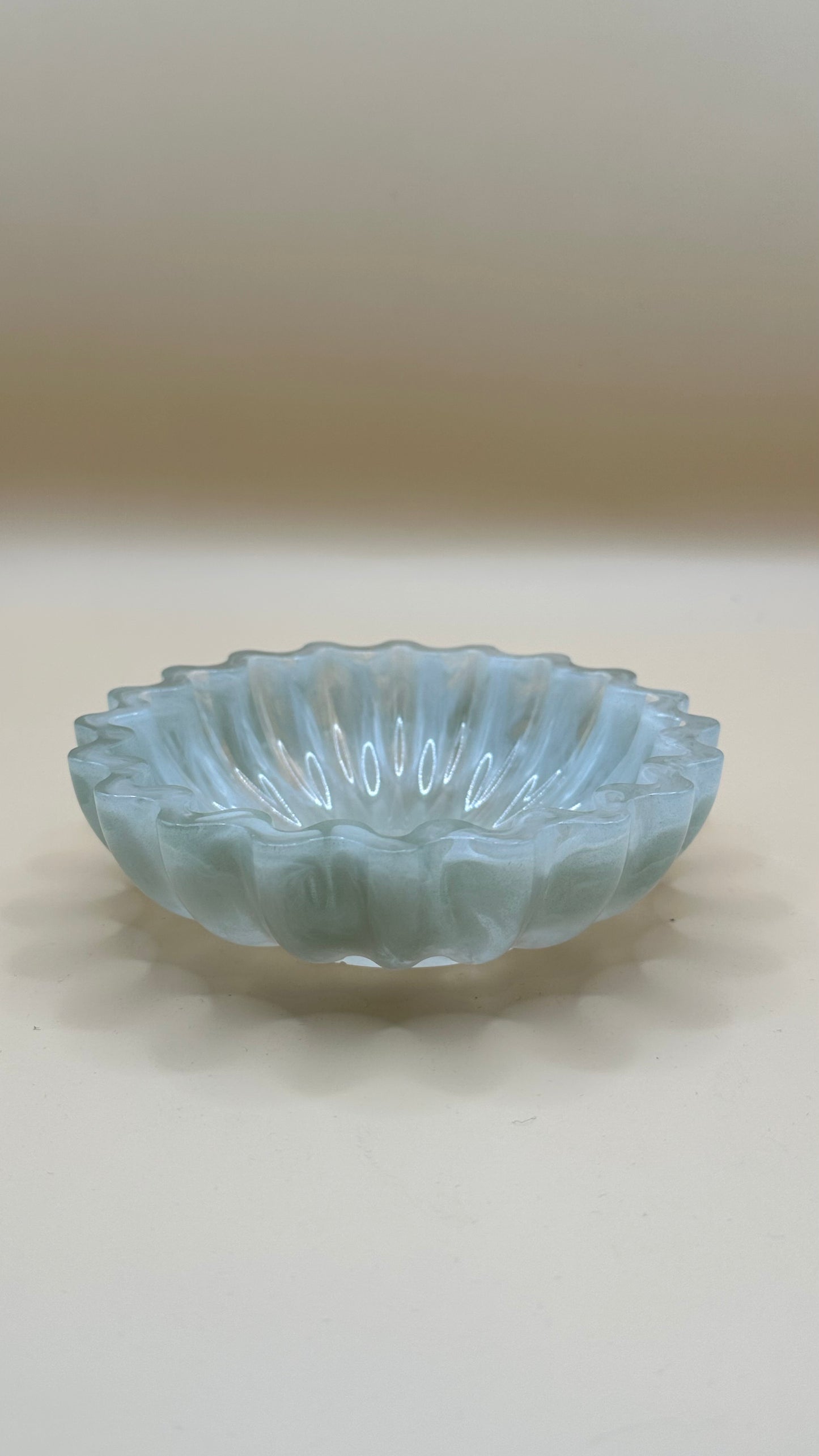 Handmade Scalloped Decorative Bowl