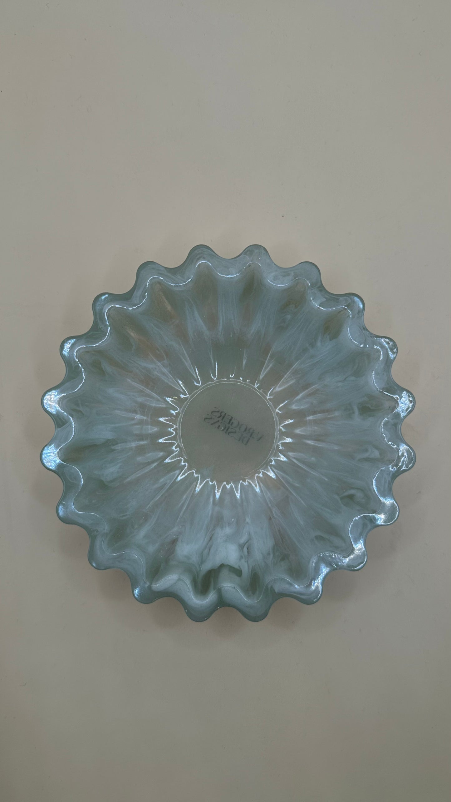 Handmade Scalloped Decorative Bowl