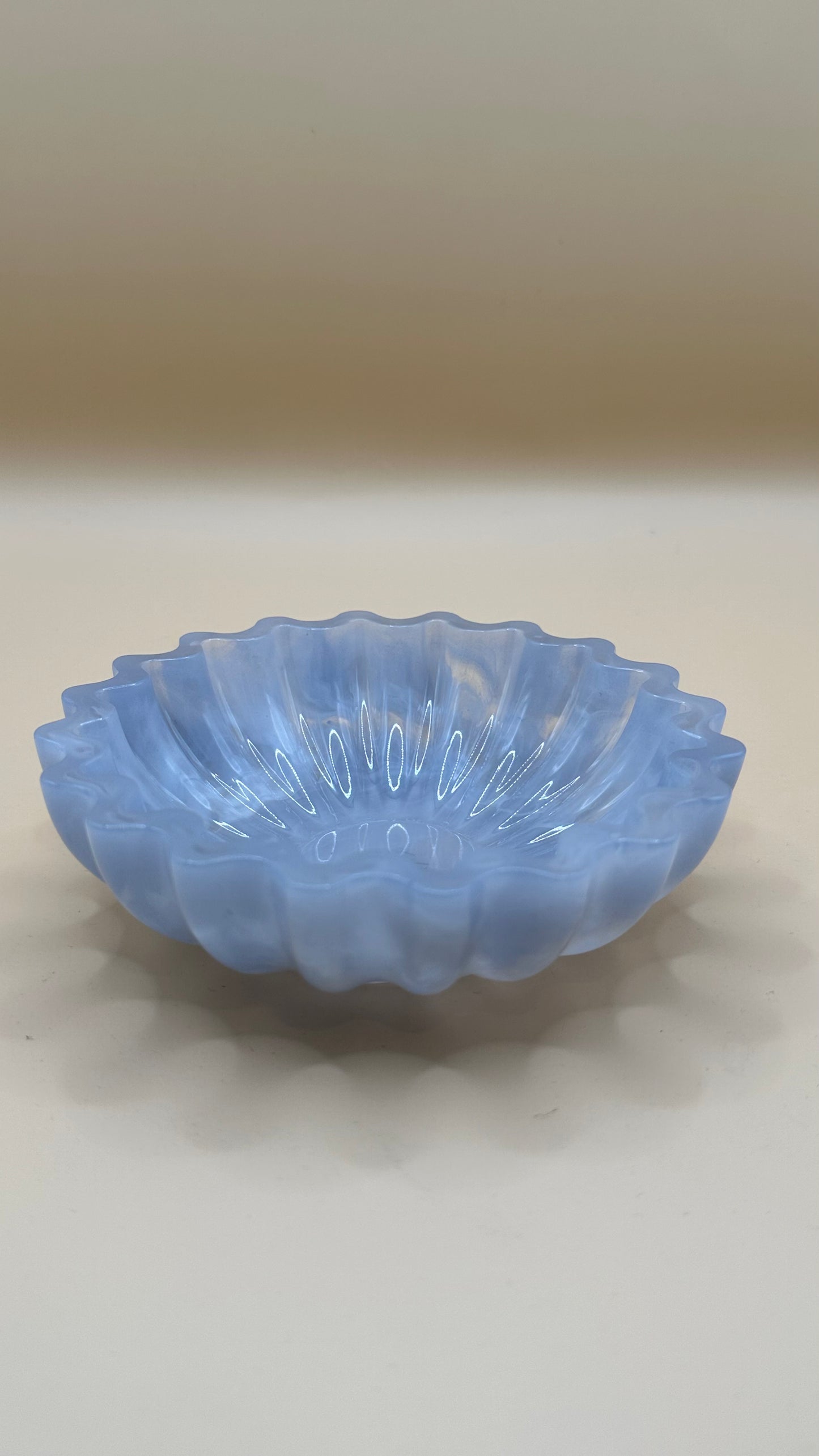 Handmade Scalloped Decorative Bowl