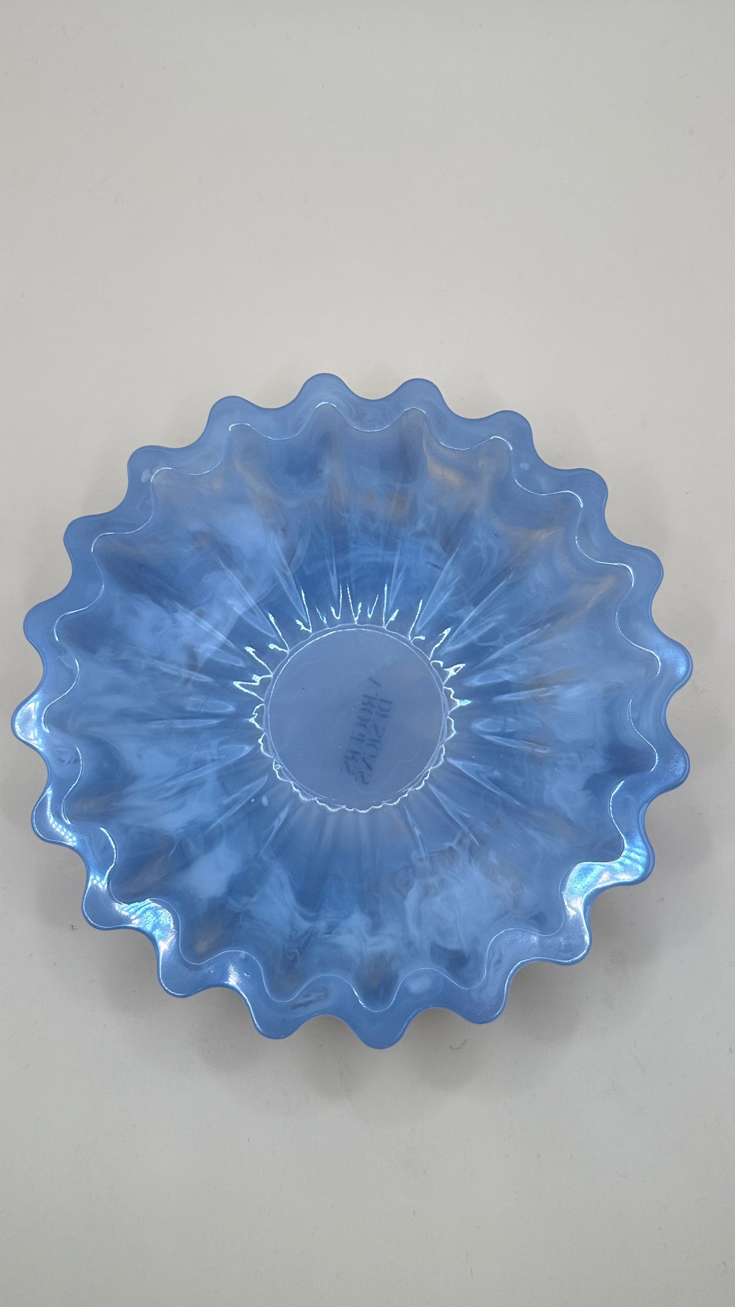Handmade Scalloped Decorative Bowl