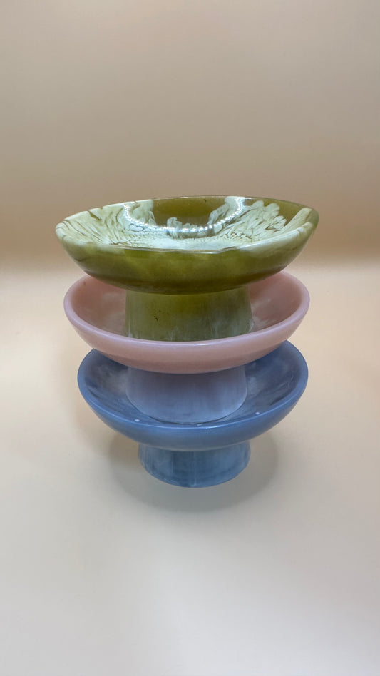 Handmade Pedestal Bowl