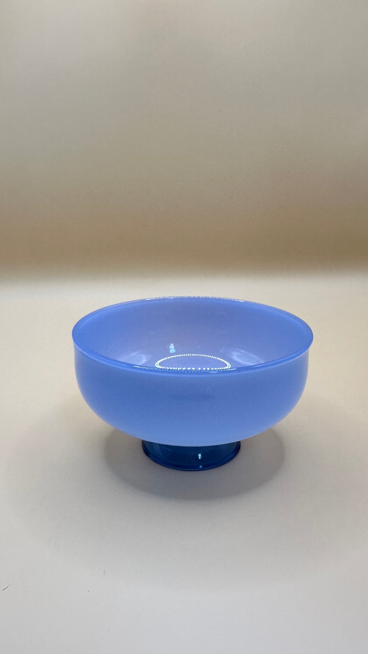 Color Pop Glass Ice Cream / Yogurt Bowl
