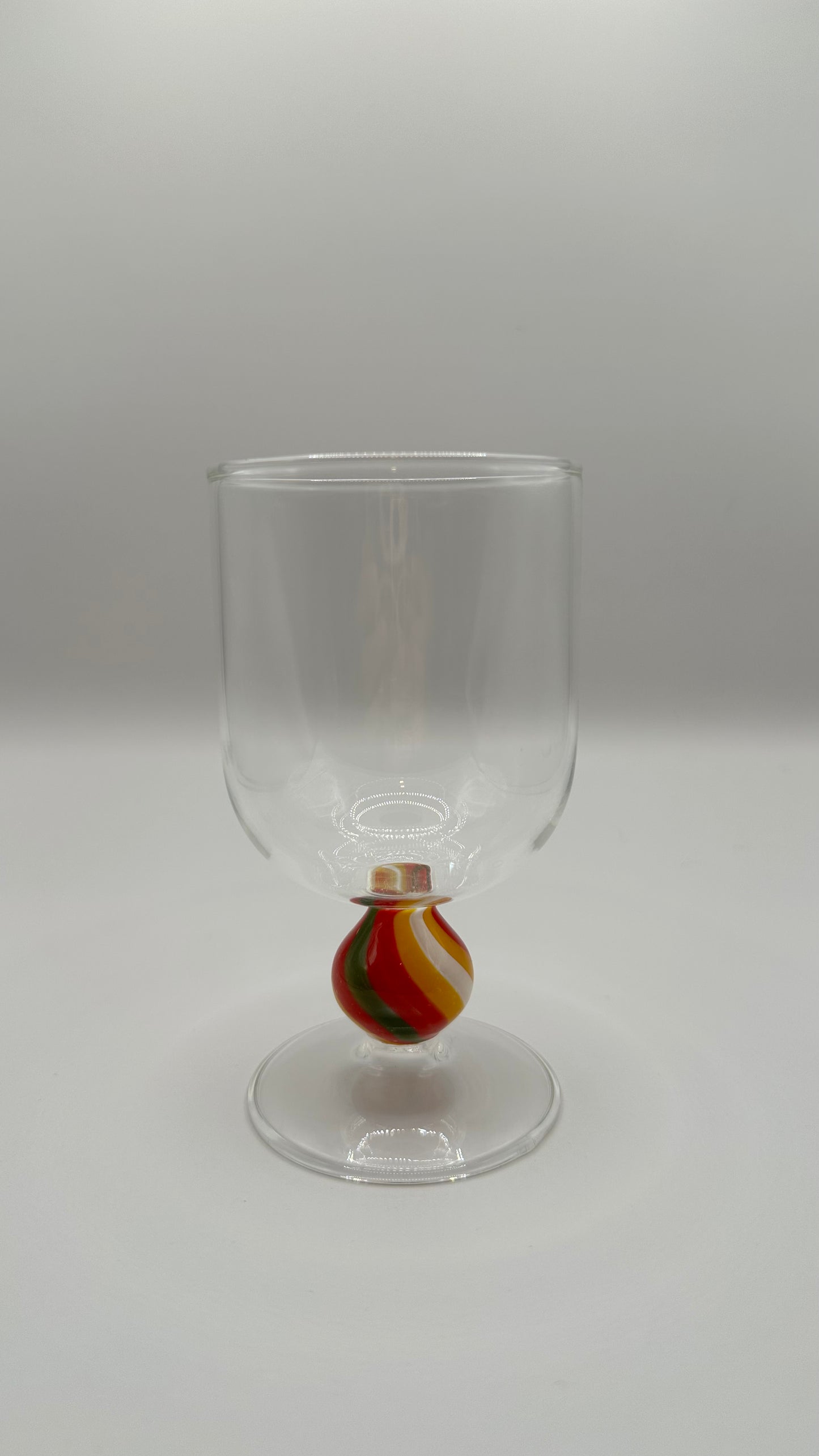 Bubblegum Glass Goblets