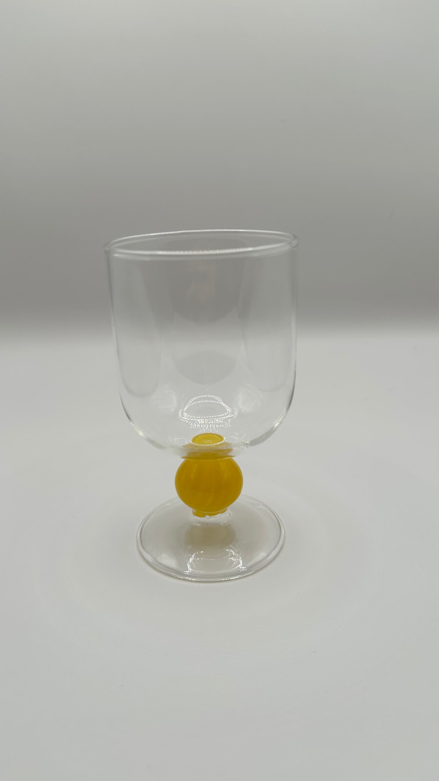 Bubblegum Glass Goblets