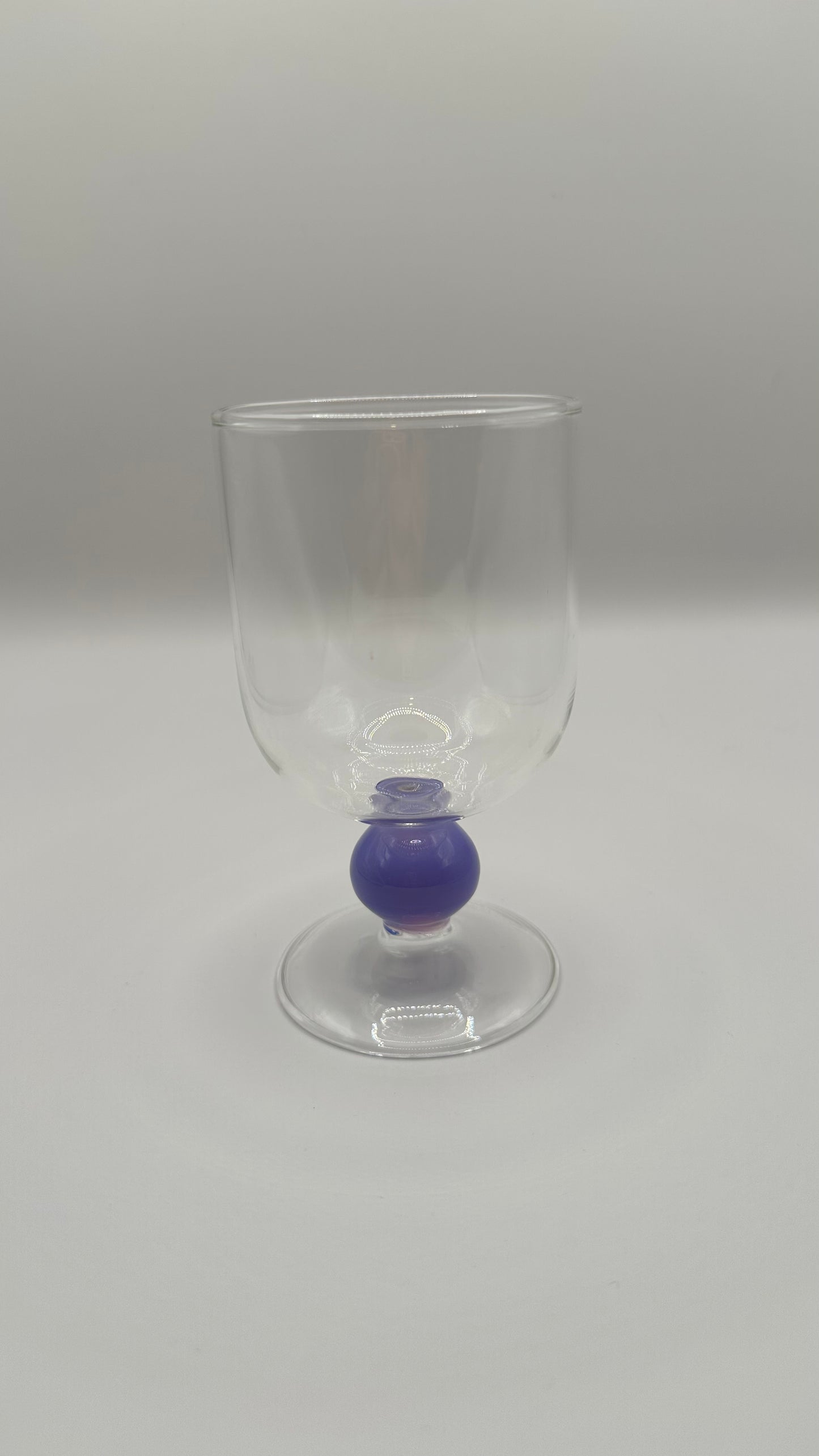 Bubblegum Glass Goblets