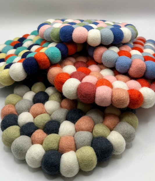 Round Wool Trivet