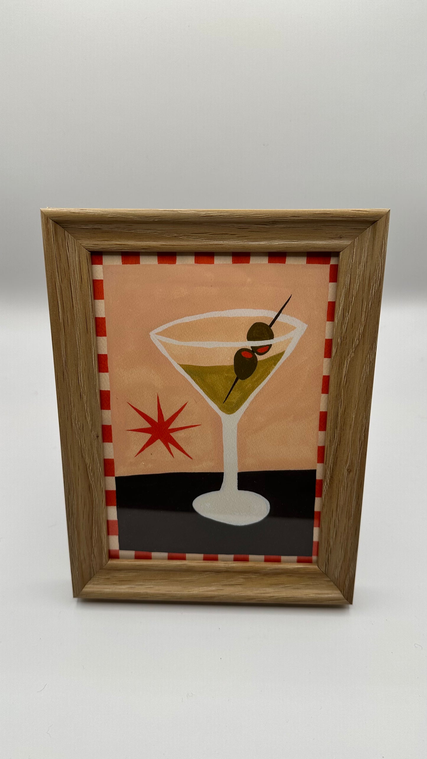 Martini Art Framed Print