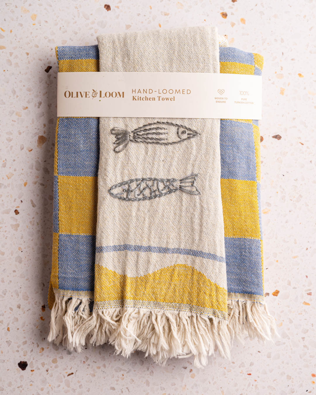 Hand Stitched Kitchen Towel Set
