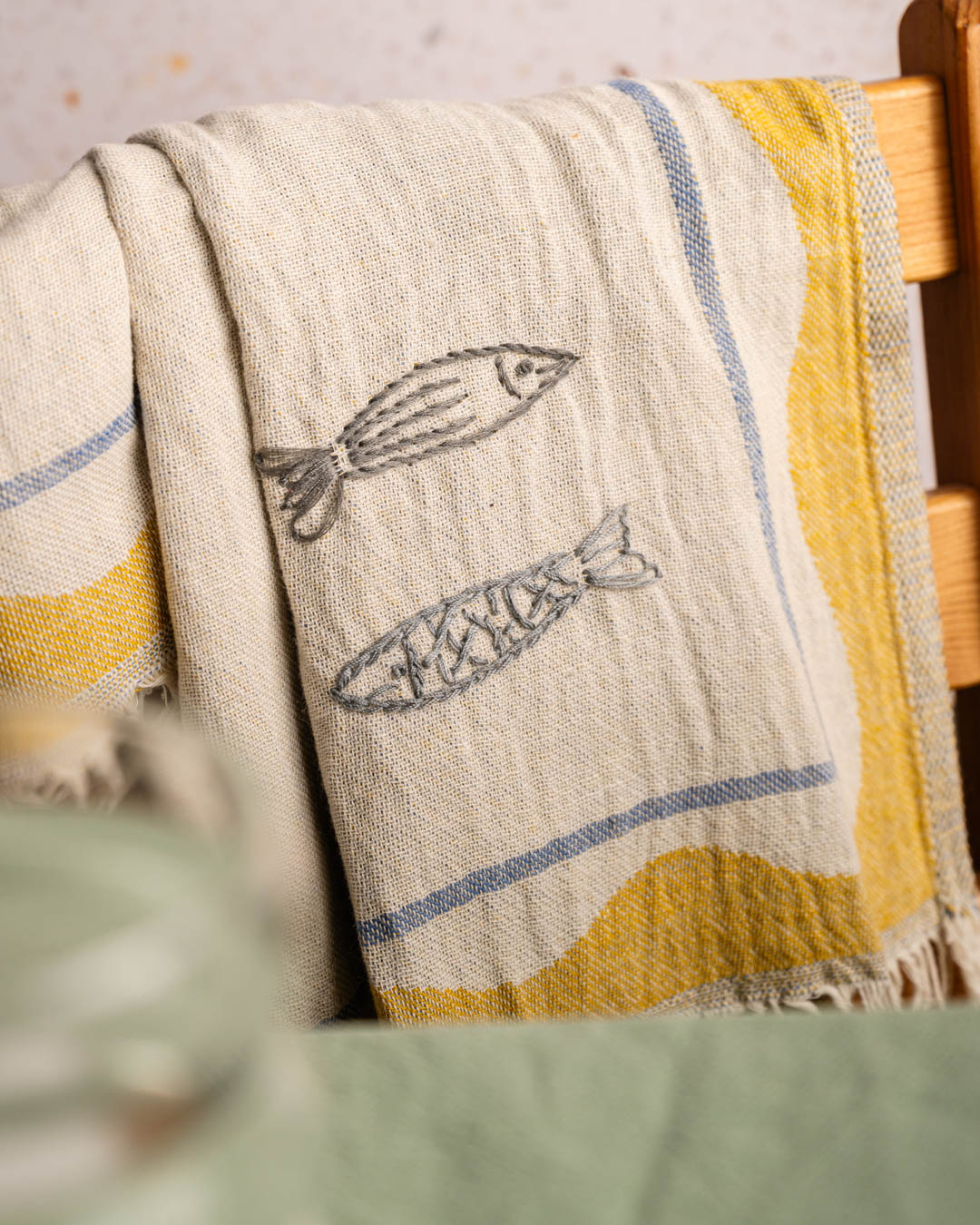 Hand Stitched Kitchen Towel Set