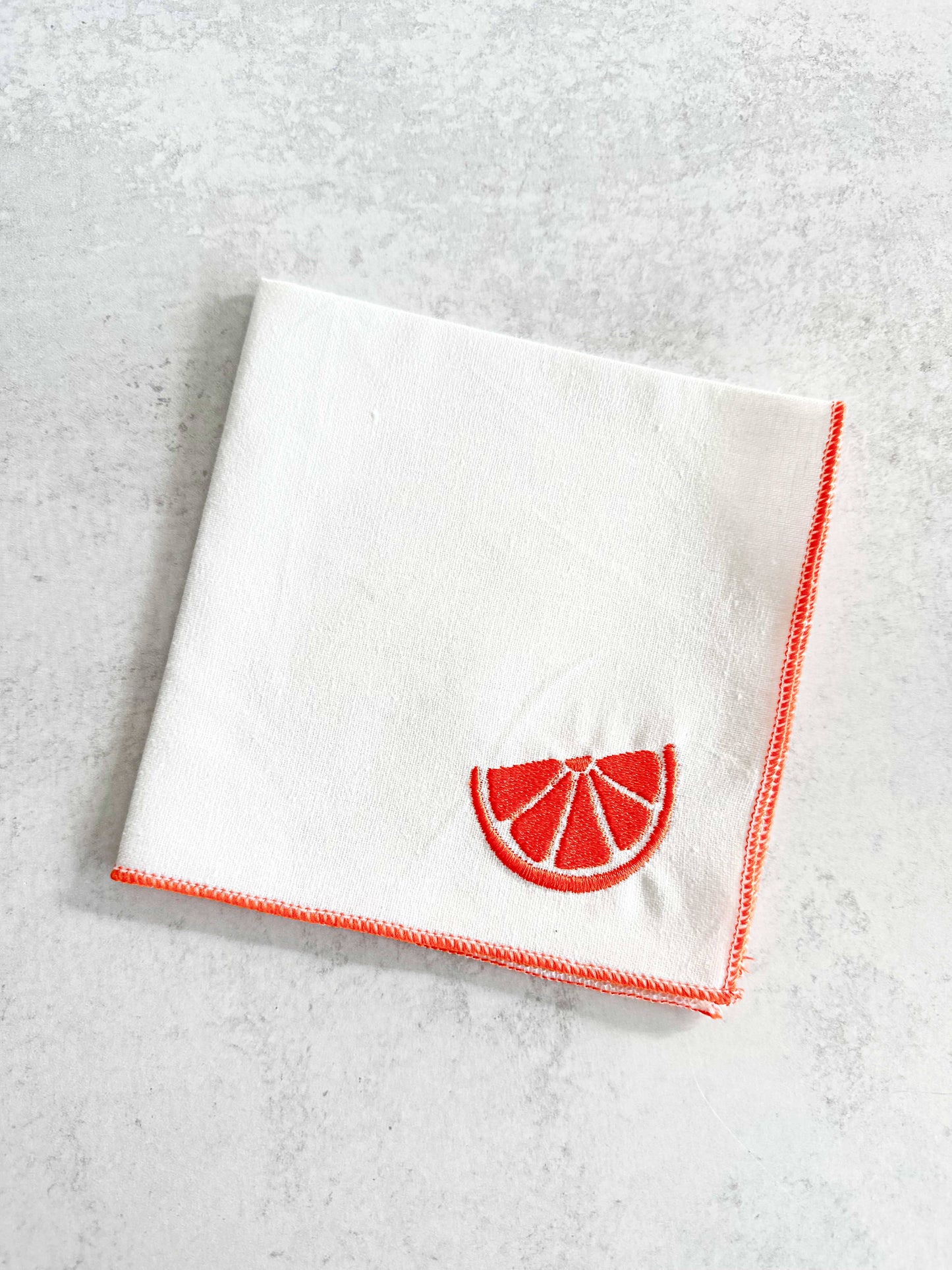 Citrus Linen Cocktail Napkins
