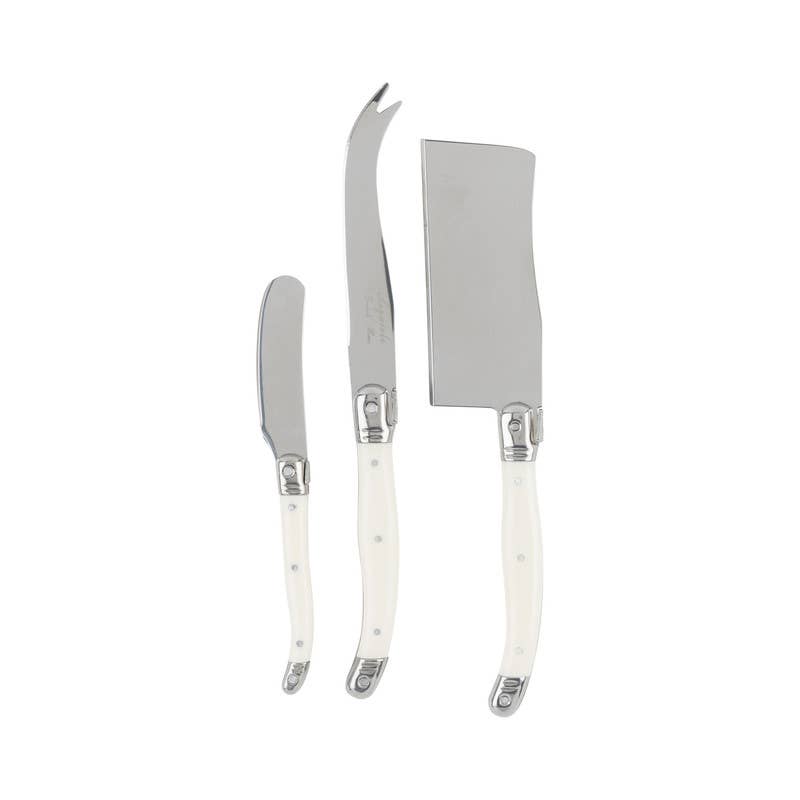 Laguiole Essential 3 Piece Elevated Cheese Knives