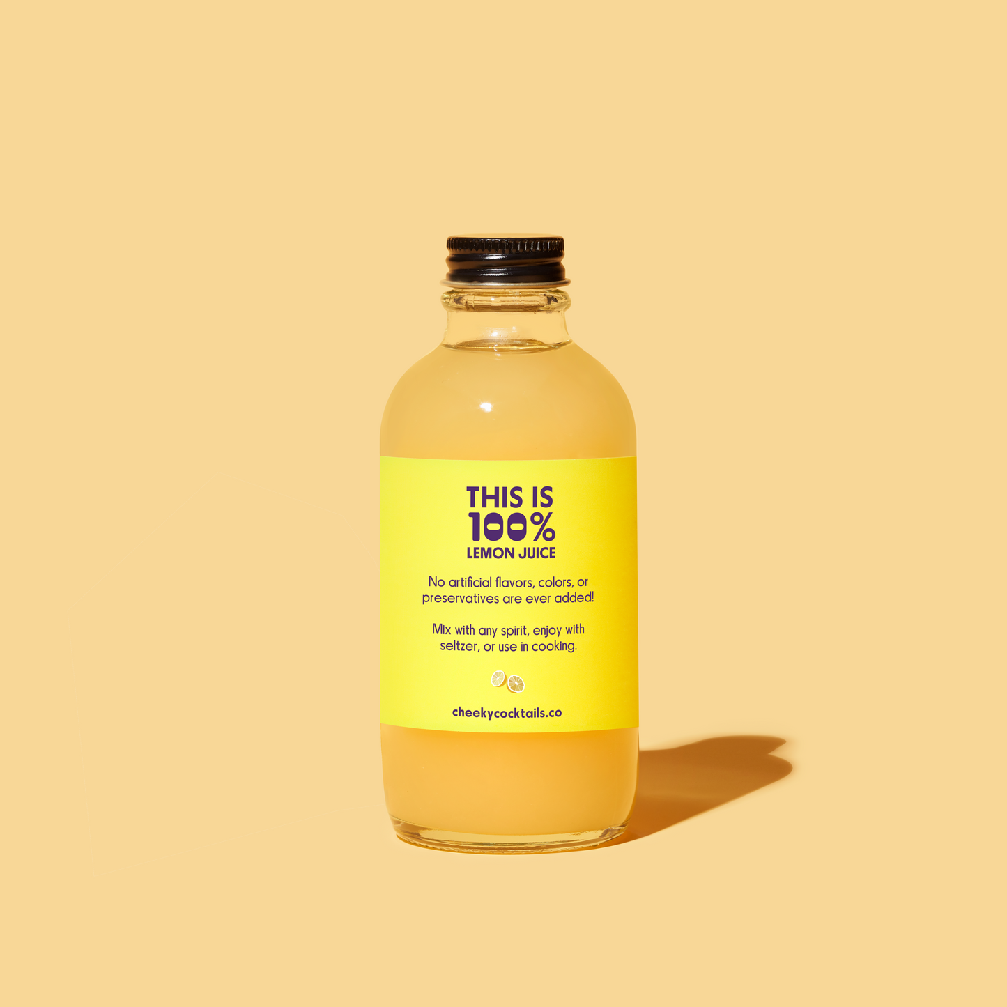 Cheeky Cocktails Mini Lemon Juice (4oz)