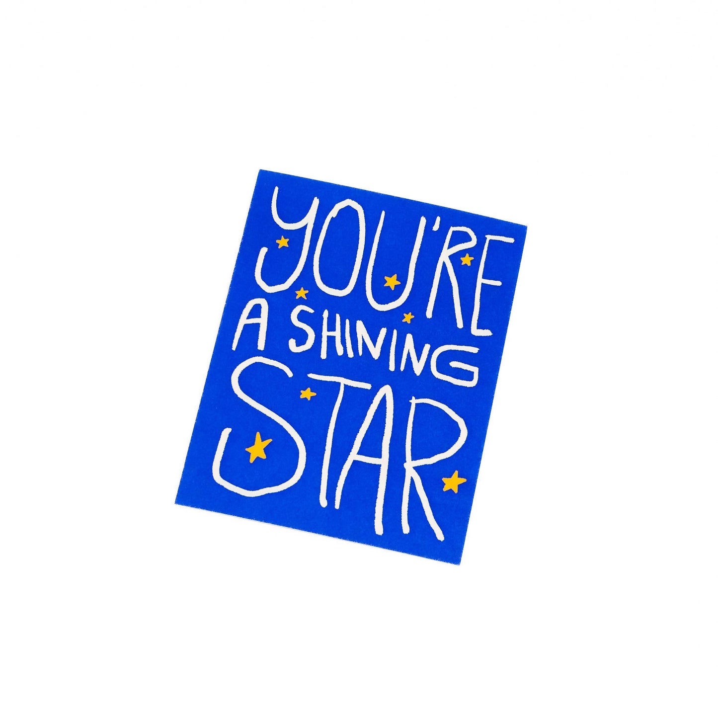 "You're a shining star" greeting card