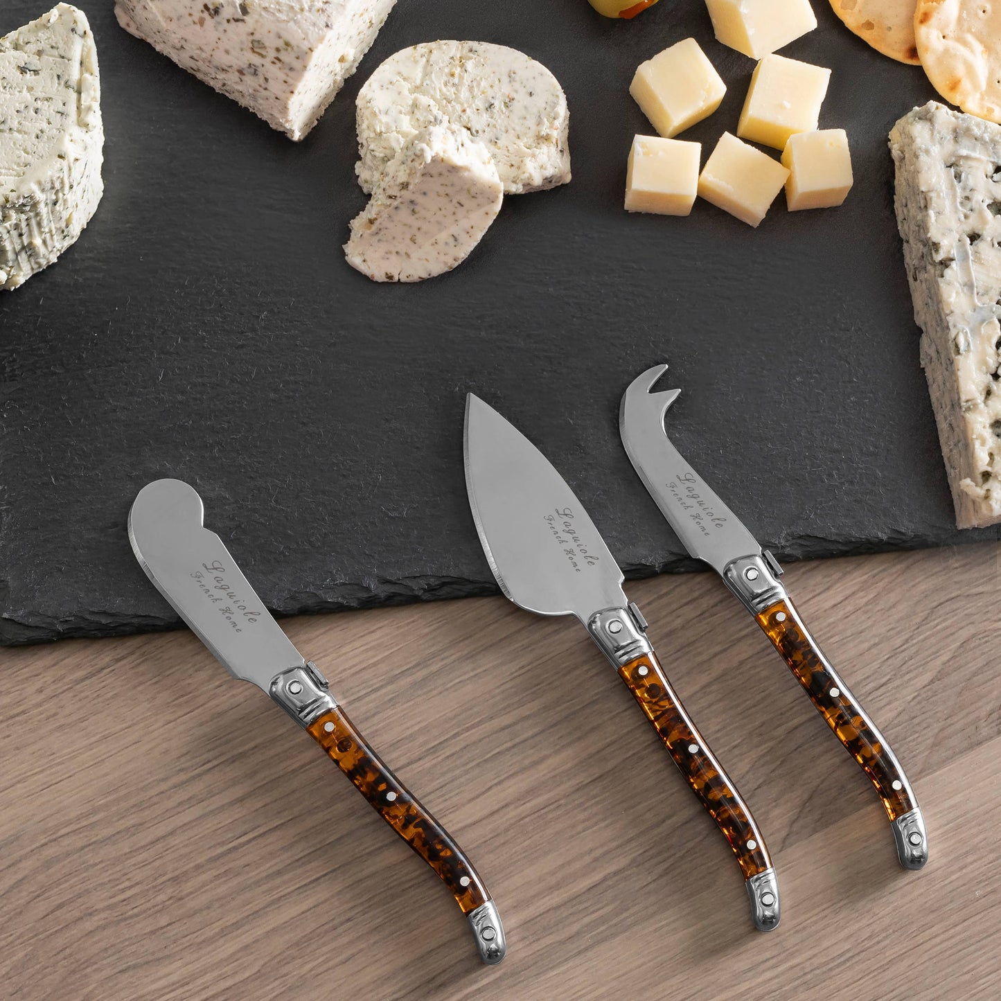 Laguiole Essential Cheese Knives (3 Piece)