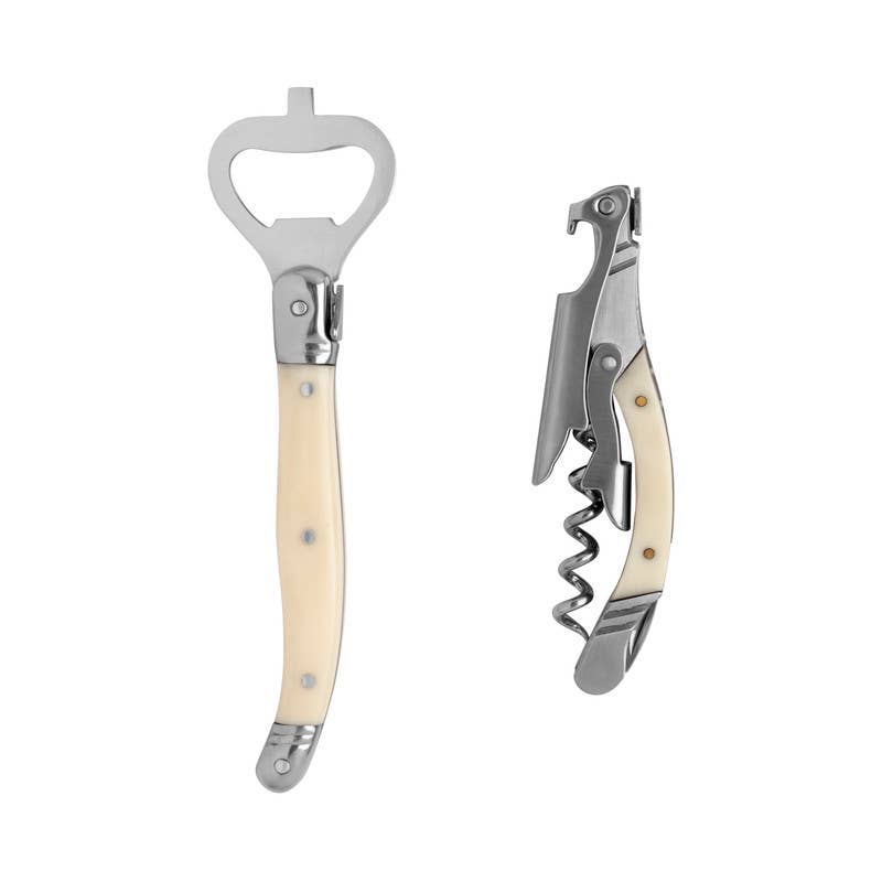 Laguiole Opener & Corkscrew Set