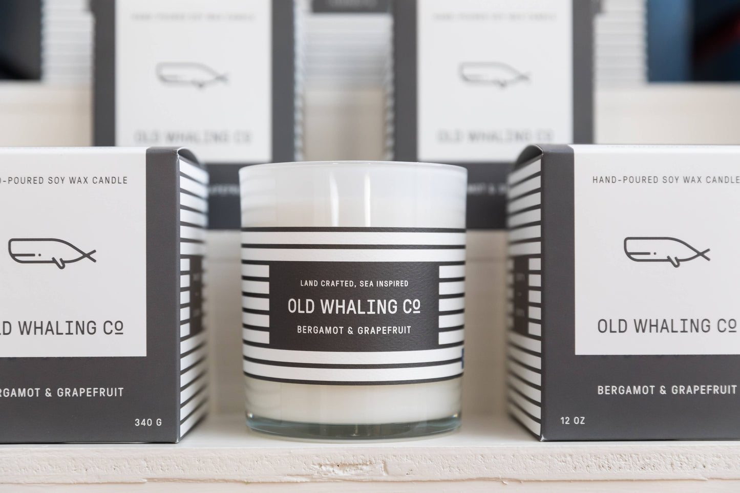Old Whaling Company Bergamot & Grapefruit Candle