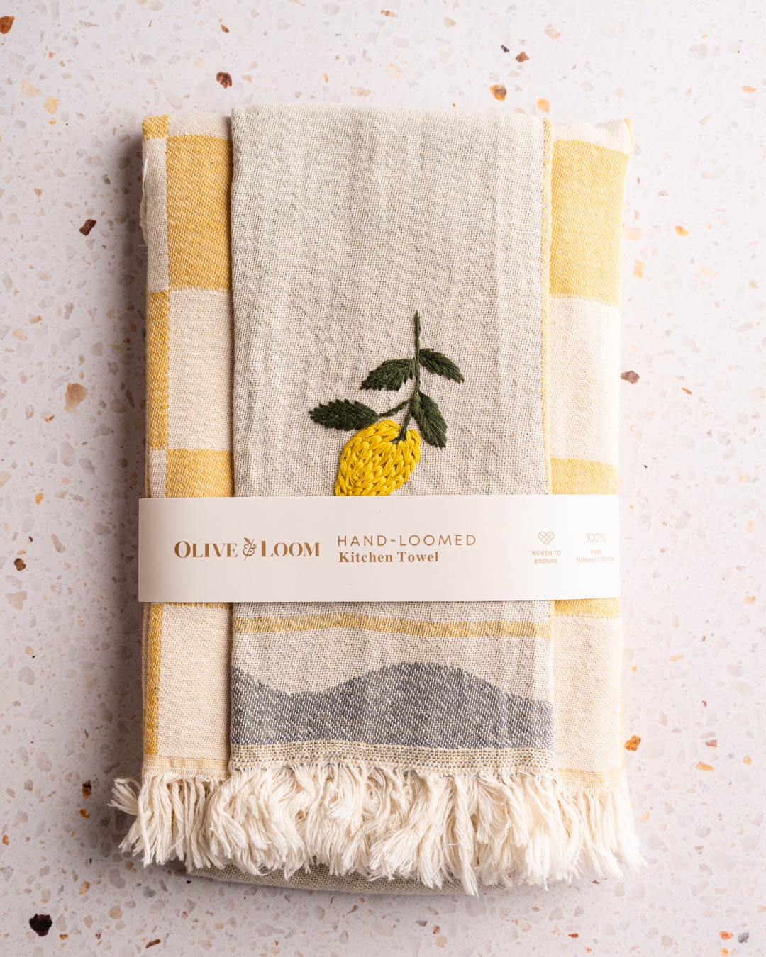Hand Stitched Kitchen Towel Set