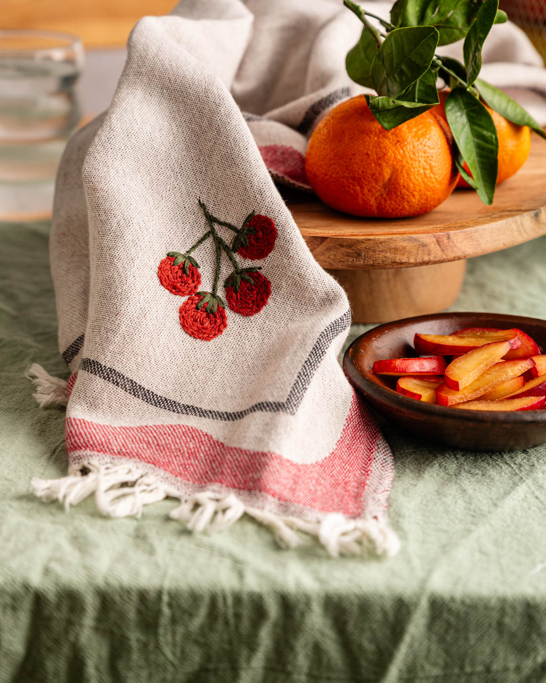 Hand Stitched Kitchen Towel Set