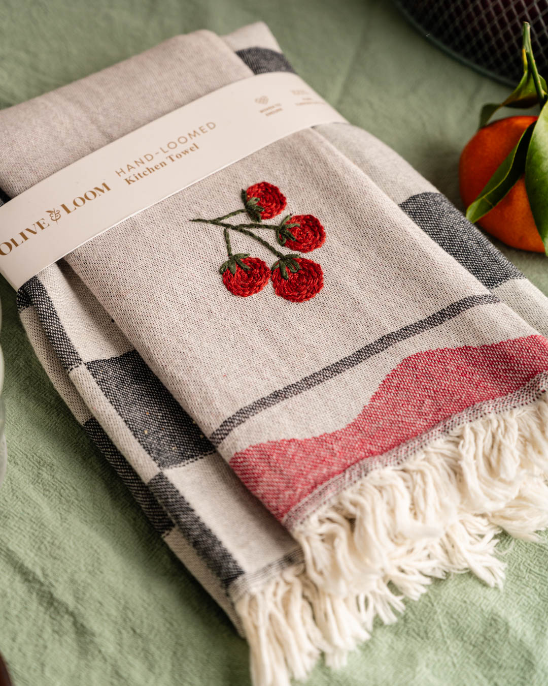 Hand Stitched Kitchen Towel Set